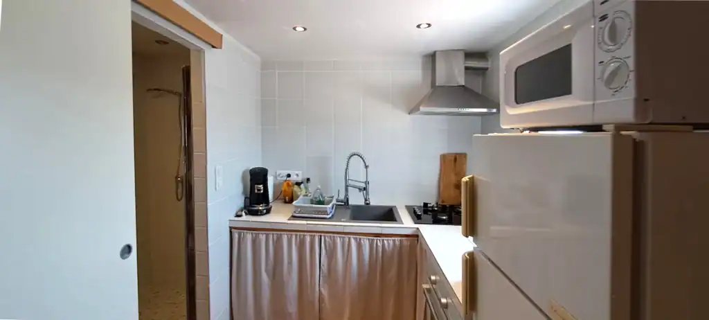 La cuisine du studio.