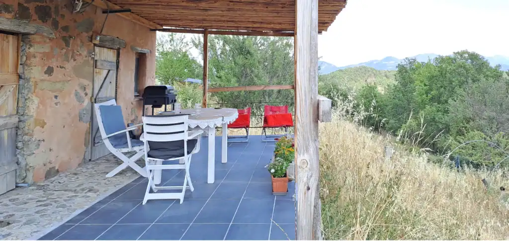 La terrasse du studio.